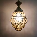 Amber Venetian lantern pendant light