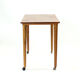 Coffee Table On Wheels In Teak, Czechoslovakia 1970s