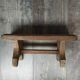 Wooden bench