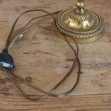 Louis XVI style lamp in bronze with 3 arms of light