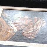 Portrait of a Man in an Orientalist Painting in an Art Deco Frame
