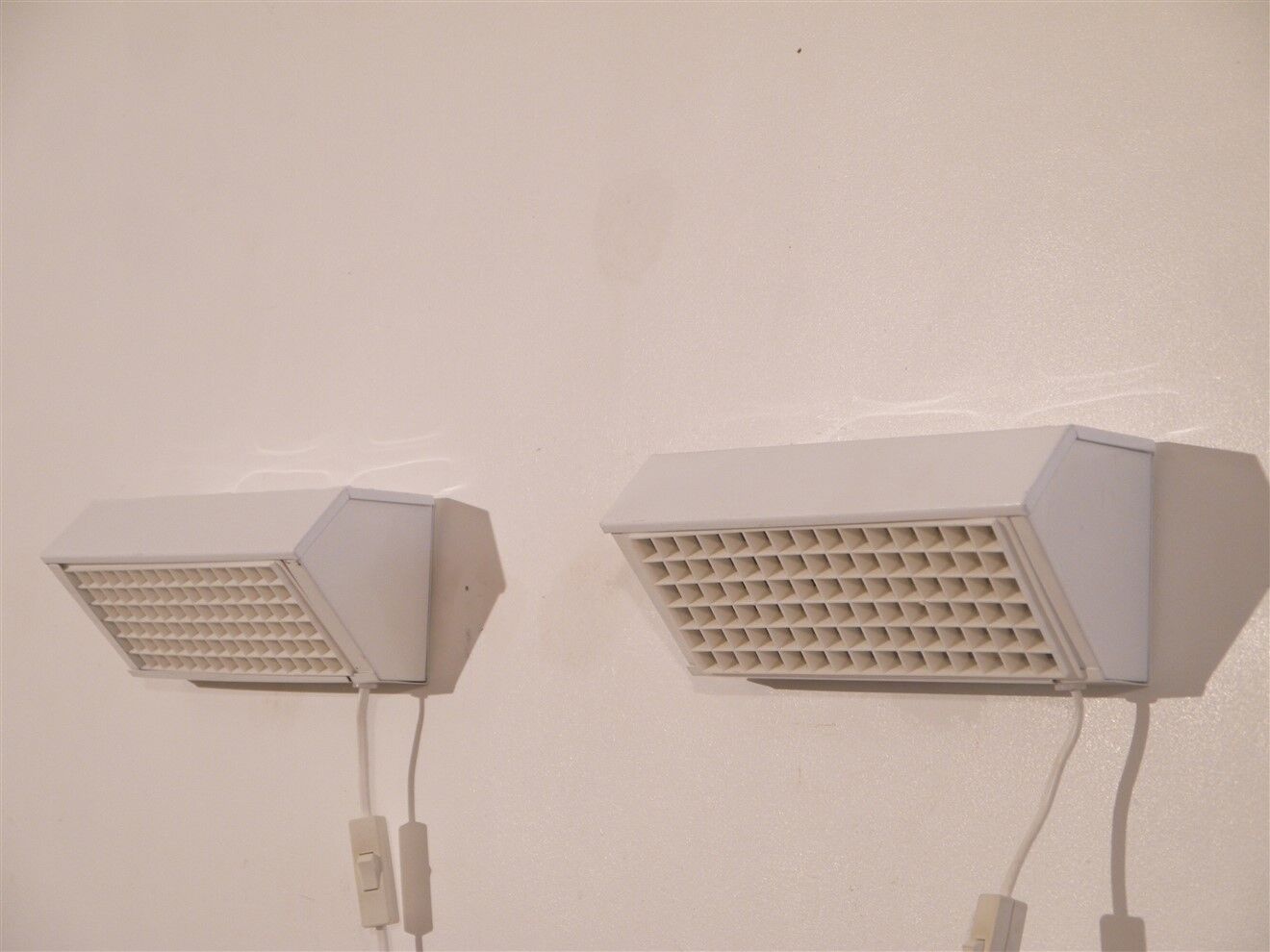 Pair of vintage Scandinavian wall lamps 1970