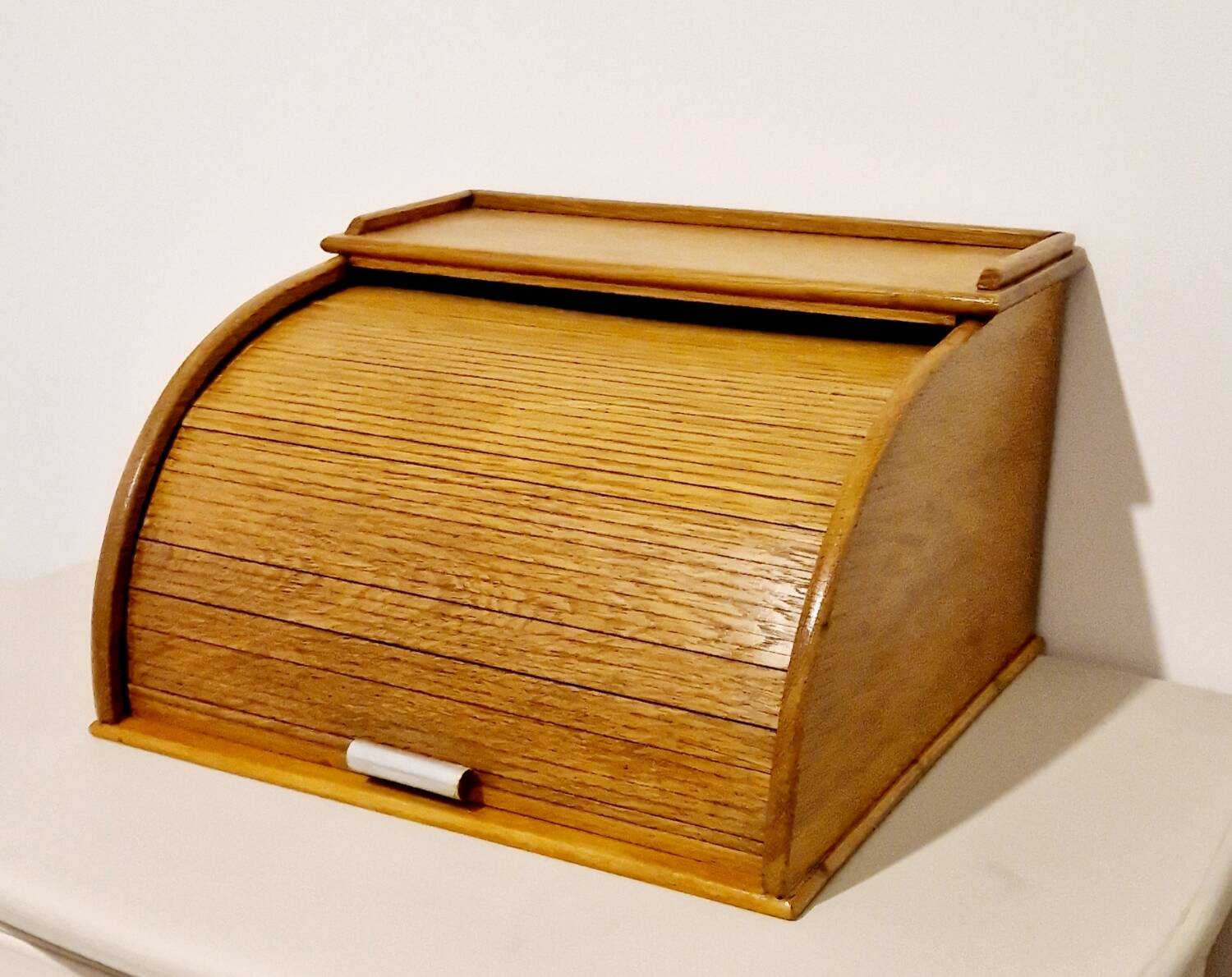 Old oak curtain storage file