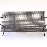 Mid-Century Modern Folded Metal Fruit Tray in the Style of Mathieu Matégot