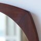 Vintage round mirror in solid teak – Scandinavian design 1960