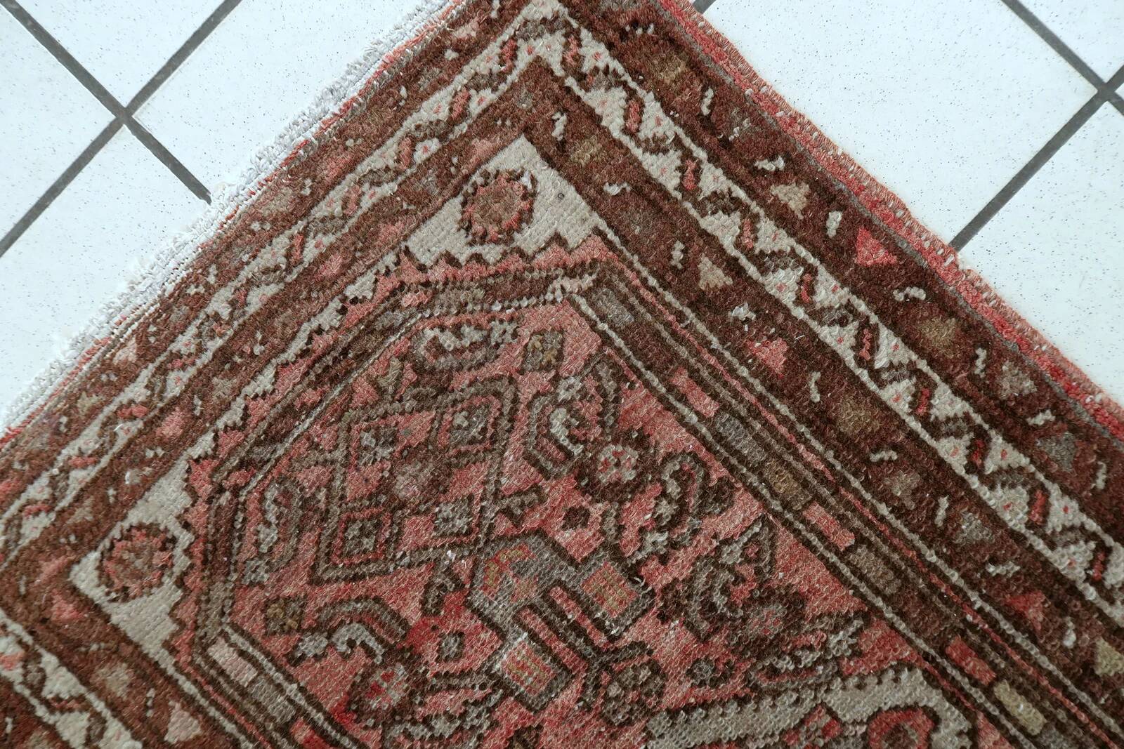 Vintage 1940s Persian Hamadan rug (62cm x 96cm) - 1C1249