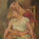 Portrait mère et enfant de Odette Elina
