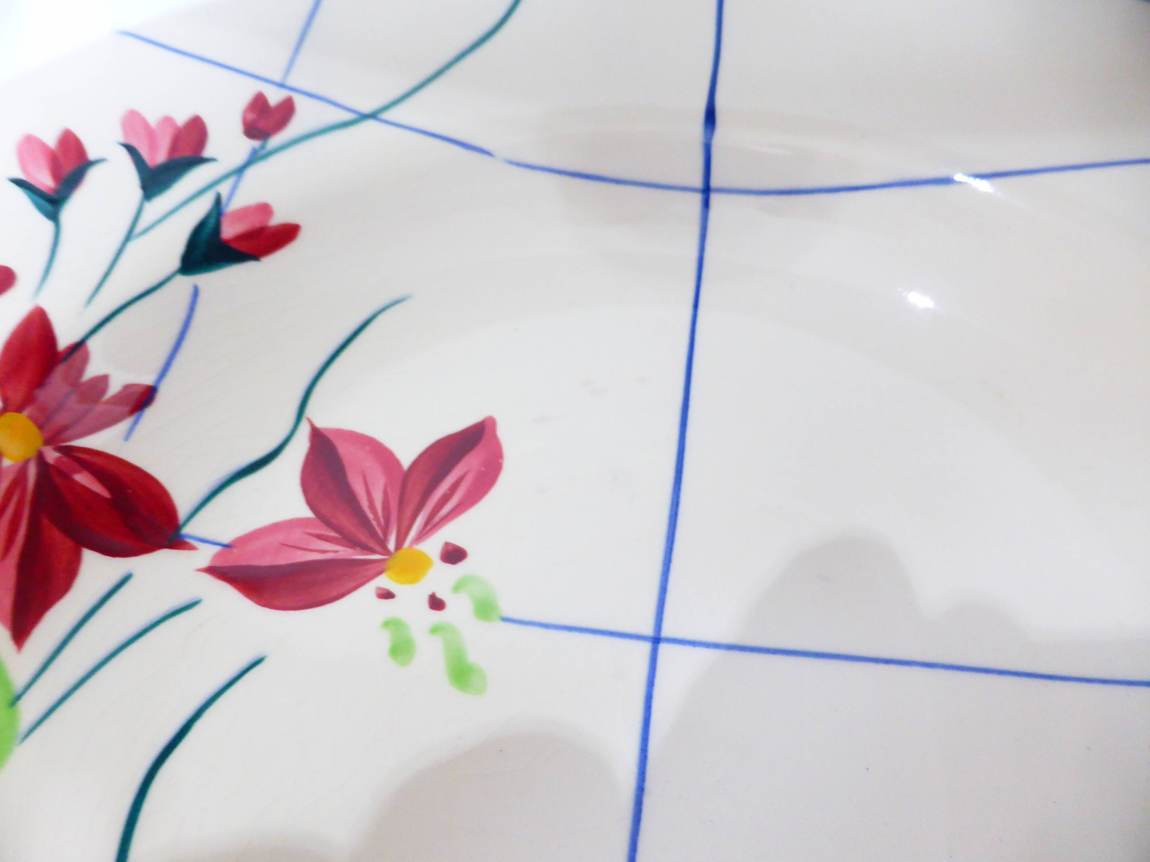 6 vintage deep plates from Niderviller model Saumur 220512