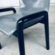 Postmodern Leather Dining Chairs, Italy, 1980s, Set of 4