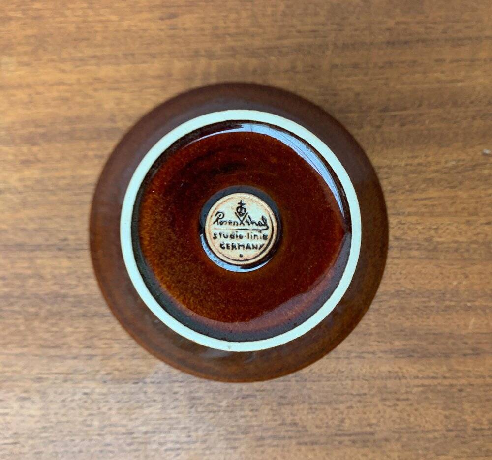 Vase en céramique Vintage Studio Line Allemand de Rosenthal