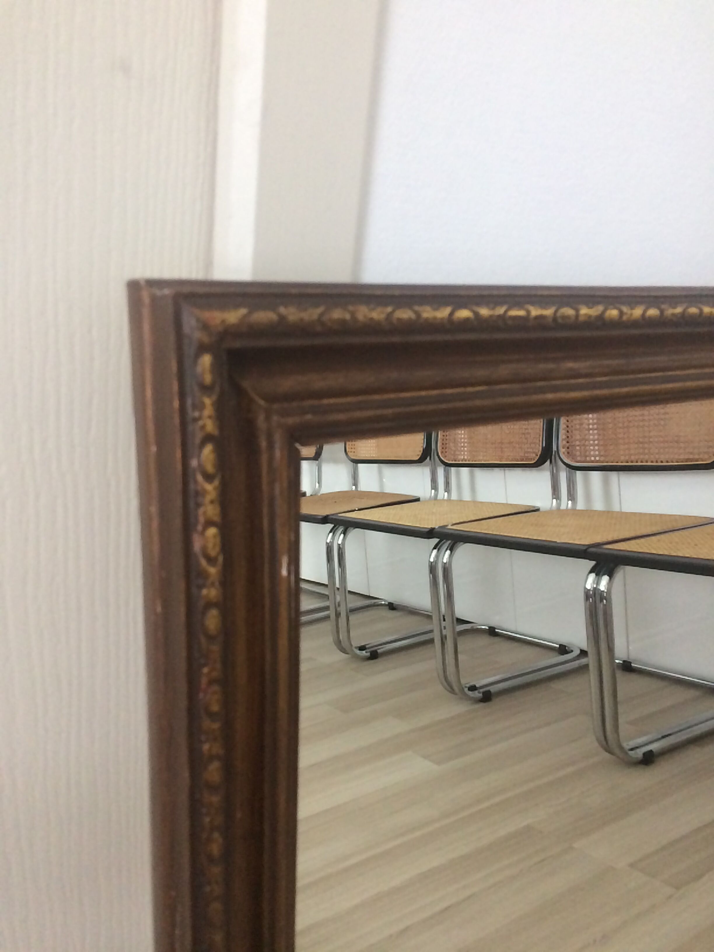 Old gold, bronze mirror 80x60cm