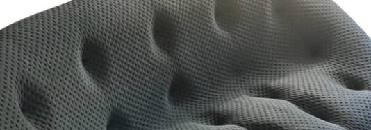 High-end black Ploum sofa at Ligne Roset