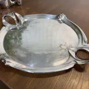 Art Nouveau silver-plated tea/coffee service, 4 pieces.