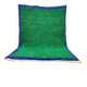 Green Berber wool rug 200cmx300cm