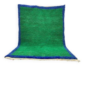 Green Berber wool rug 200cmx300cm