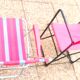 Paire de fauteuil pliant en aluminium et de fauteuil du Metteur-en-scène en fer