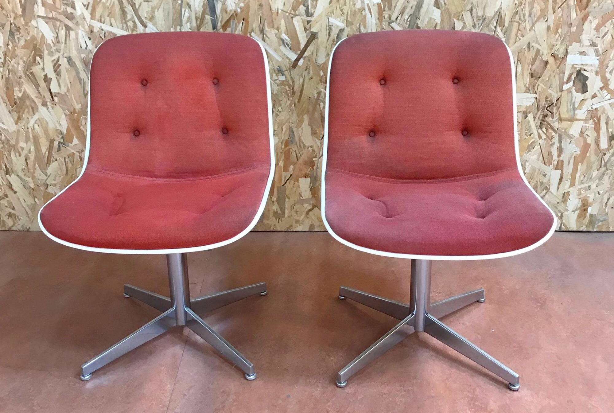 Fauteuils Strafor vintage par Randall Buck années 70