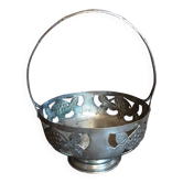 Coupe sur pied  métal  vintage