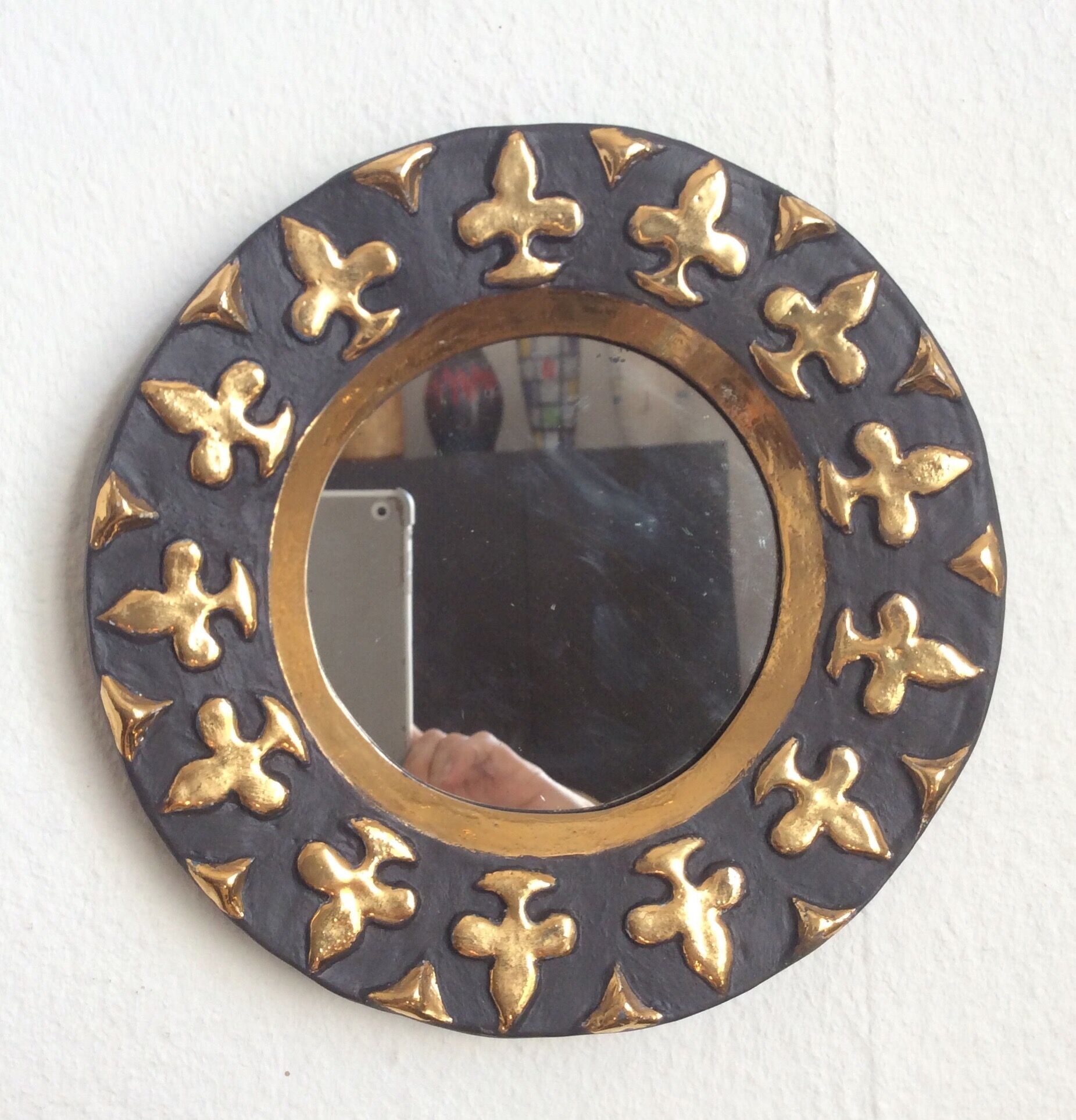 Ceramic mirror, 1960s
