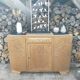 Buffet ancien art déco bois et marbre