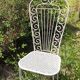Chaises métal perforé trèfle dossier haut années 50 Set de 2