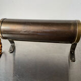 Danish art deco wall lamp in metal