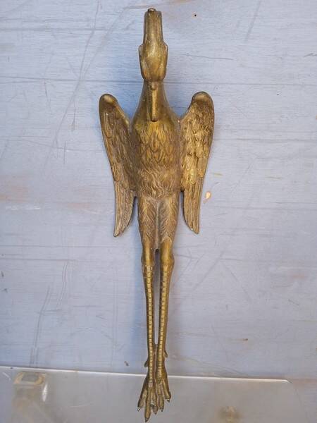 Bronze wall lamp Heron ep art deco 1930/40