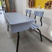 Renovated school desk for 2 – Ideal for the new school year.