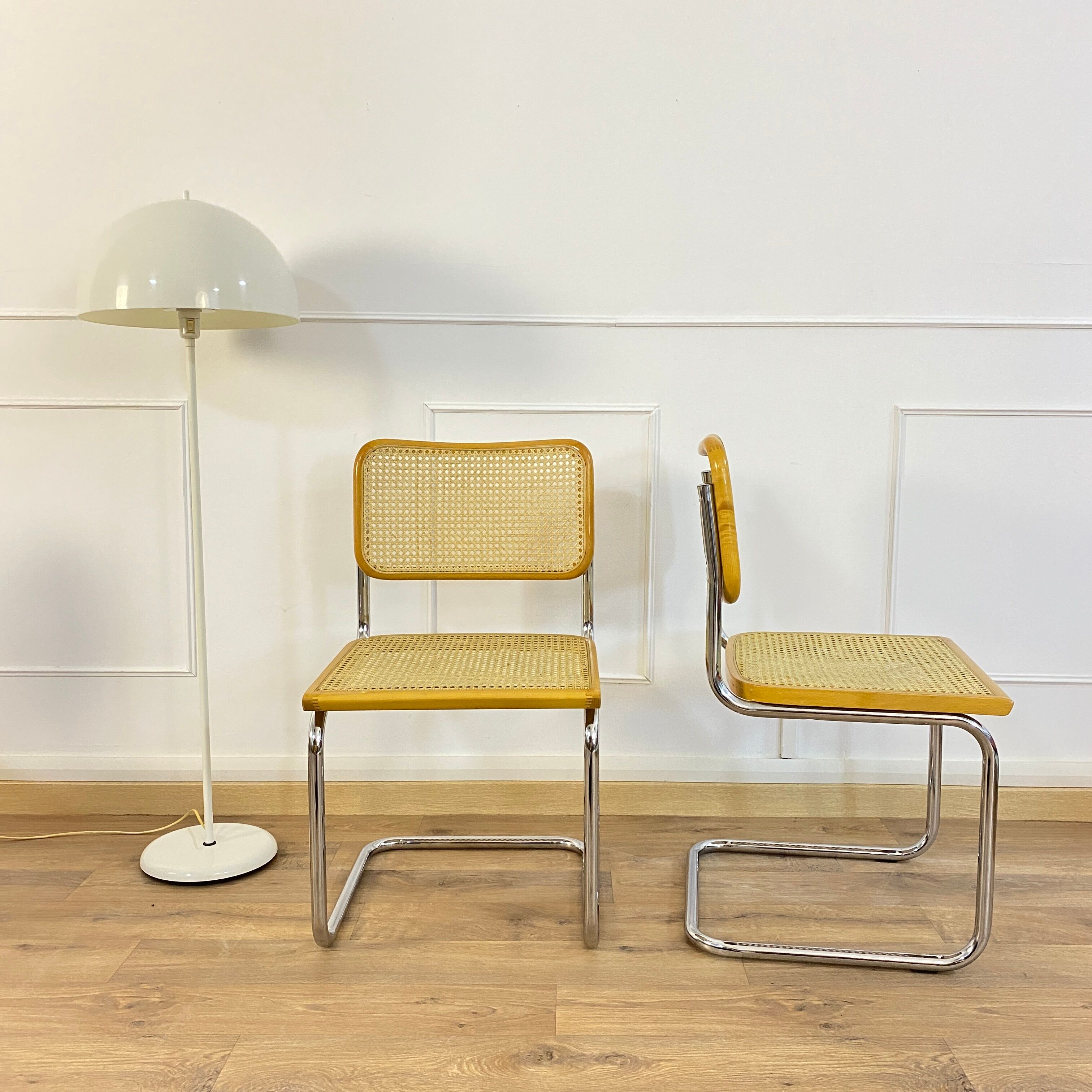 2 B32 chairs by Marcel Breuer