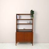 Vintage Swedish bookcase with storage compartment
