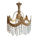 Suspension with tassels