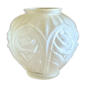 Vase boule Art Déco, décor de