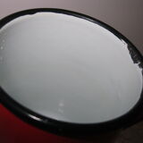 Red enamelled coffee pot