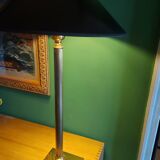 Large golden brass lamp neo classic style
