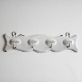 Porte-torchons en métal émaillé