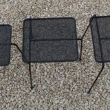 3 Soumba nesting tables by Mathieu Matégot, c. 1953
