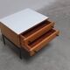 Modernist side table with drawers by Herbert Hirche for Holzäpfel, 1950s.