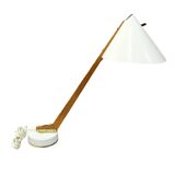 Hans-Agne Jakobsson - Desk lamp "B 54" teak and brass - Sweden 1950