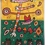 Davie allan (1920-2014) olympische spiele münchen, 1972. original poster