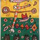 Davie allan (1920-2014) olympische spiele münchen, 1972. original poster