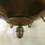 Empire style bronze chandelier Light fixture Palmette chandelier