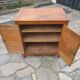 Small antique wooden work or storage cabinet.