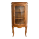 Small silver display cabinet in Louis XV style made of wood.