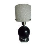 Vintage bedside lamp in Perspex, granite resin 1950