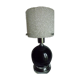 Lampe de chevet vintage en Perspex résine granité 1950