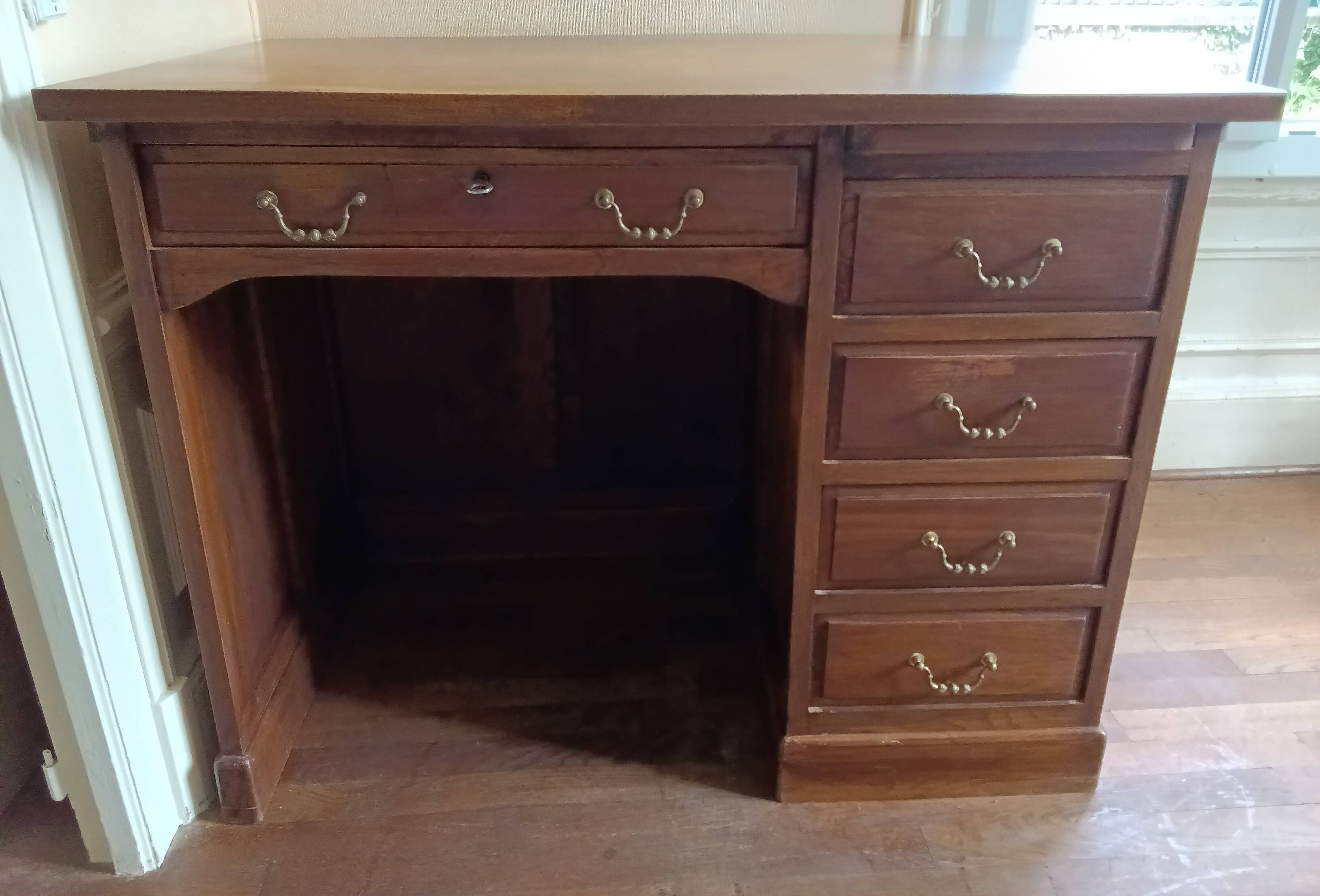 Oak administration desk