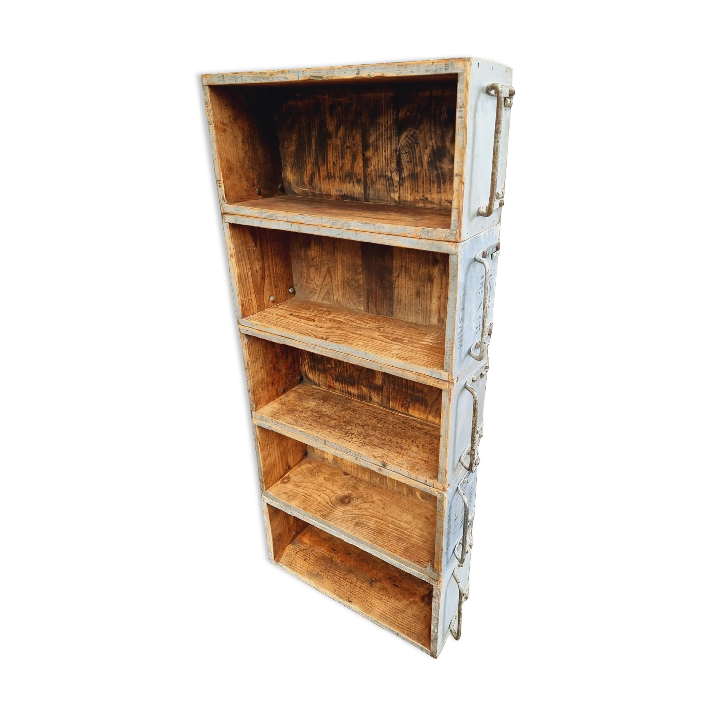 Industrial cabinet bookcase