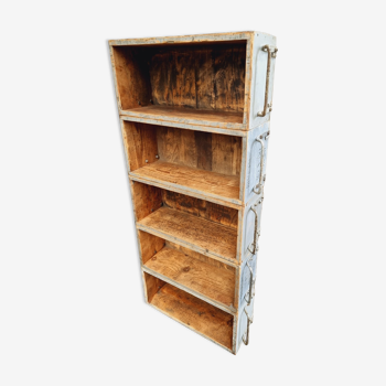 Industrial cabinet bookcase
