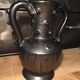 Iridescent black ceramic vase by François Caleca artisan Vallauris