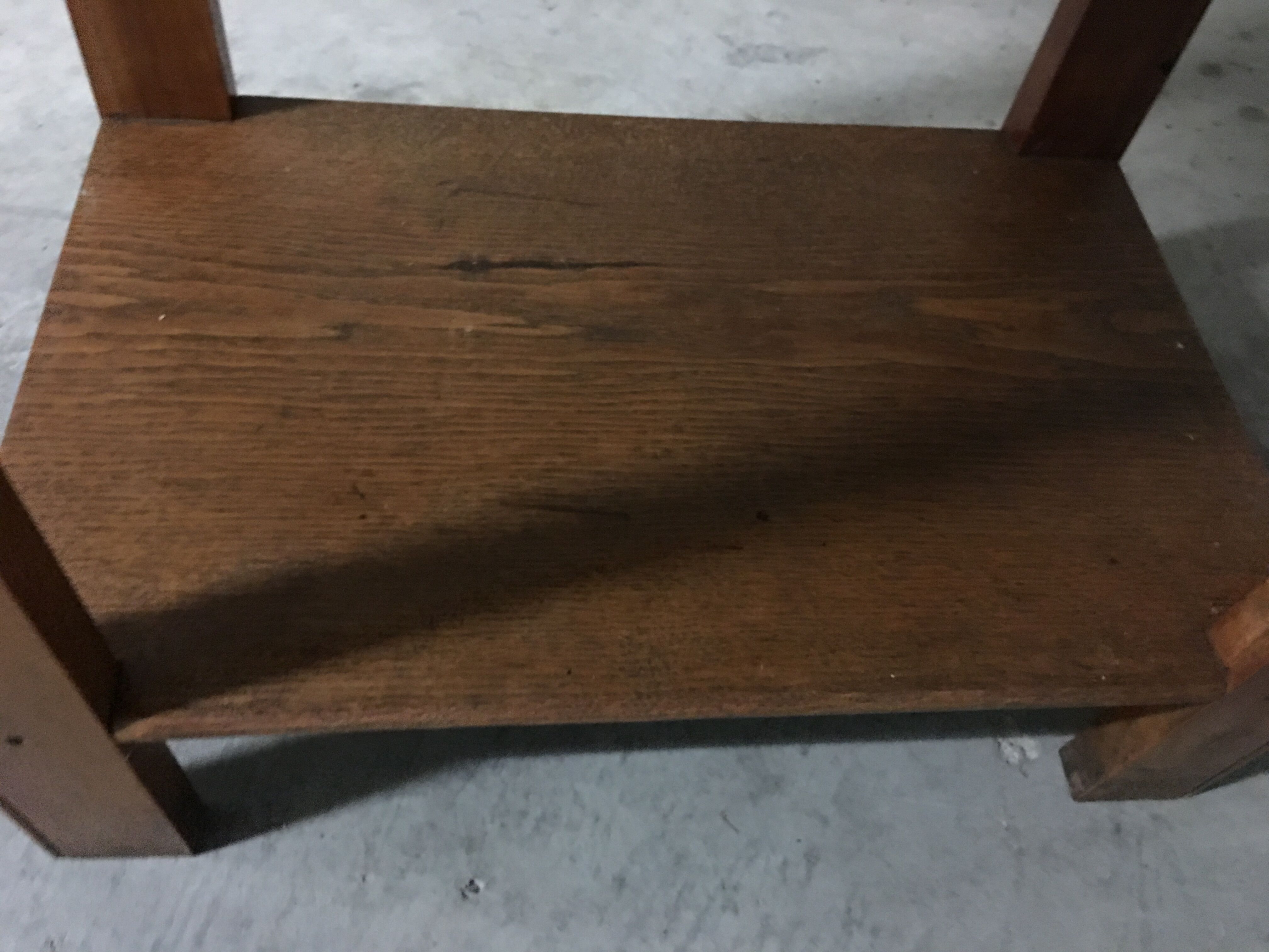 Wooden table rustic